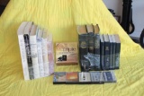 Lot of books of Mormon, cassette tapes, books