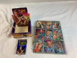 1993 William Shatner's Tex World Complete Trading Card Set of 100 Cards with box