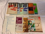 Lot of 13 Vintage Music Song Books