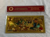POKEMON GO 24K GOLD Plated Foil Novelty $10000 Bill Gold Banknote