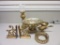 Lot of Gold Painted Home Decor