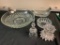 Lot of Crystal Ware, Bowls, Ashtray, Bell, Candle Holder