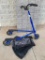 Trikke T78Air Adult Carving Scooter Blue 3 Wheel Folding Scooter Blue