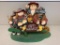 Happy Harvest Home Decor Display with 4 Cloth Figures Dolls