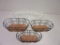 Lot of 4 Metal Wire and Wicker Decorative Baskets