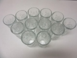 Lot of 12 Crystal Glass Cups