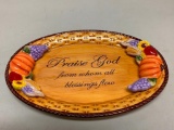 Praise God From Whom All Blessings Flow CBD Serving Plate