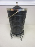 Black Ice Bucket with Stand
