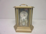 Battery Operated Gold Tone Mantle Clock