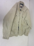 BURNSIDE Size XL Leather and Nylon Jacket