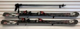 Volkl AC 3 Unlimited Skis 163cm With biometric iPT Bindings and K2 Poles