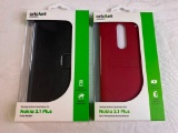 Lot of 2 NOKIA 3.1 Plus Cricket wireless Phone cases