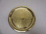 Intricate Brass Decorative Plate 12