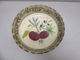 CERTIFIED INTERNATIONAL Geoffrey Allen Tomato Design Bowl 13