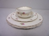 Set of Pink Rose Federal Shape Syracuse China