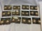 Lot of 12 Identical Gold-Tone and Faux Pearl Clip-On Earrings