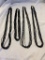 Lot of 4 Black Seed Bead Necklaces