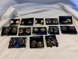 Lot of 13 Misc. Clip-On Earrings