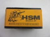 50 Rounds HSM .357 Magnum 125GR Hollow Point Sealed Box
