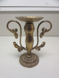 Decorative Brass Candle Holder 9.25