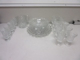 Lot of Crystal Dinner China