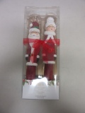 PIER 1 Pair of Christmas Candles