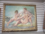Painting of Classical Figures Bathing by Joy Layson 41