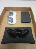 Sunglasses, Sunglass holder and Wallet