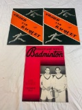 1932 Sword And Racquet Magazines and Badminton 1937 Magazine