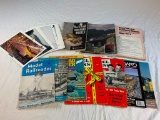 Lot of vintage Train and Railroad Magazines and photos