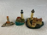 Lot of 3 LIGHTHOUSE Figures