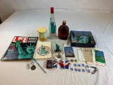 STATUE OF LIBERTY Lot of Memorabilia. Stamps, Metal Containers, , Keychains, Ornaments and more