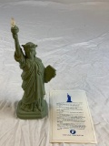 STATUE OF LIBERTY LAMP OIL LAMP FINNFLAME 1986