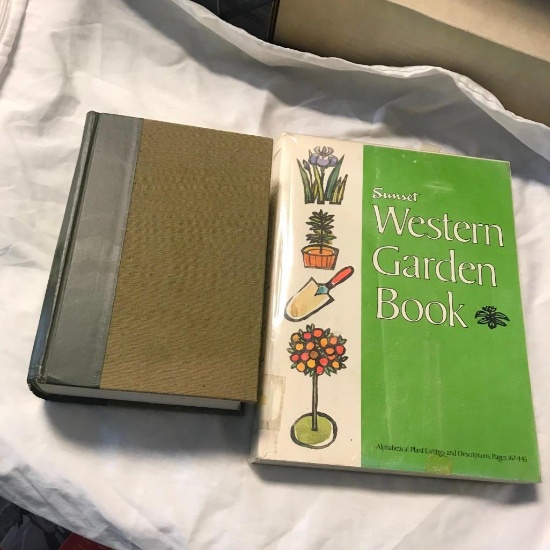 Lot of 2 Hardcover Books About Gardening