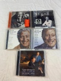 TONY BENNETT Lot of 5 CDS Perfectly Frank, Wonderful World, Duets 1 and 2 and Silver Lining
