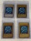 Lot of 4 YU-GI-OH Blue Eyes White Dragon Trading Cards