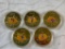 Set of 5 WALT DISNEY Limited Edition Tokens Coins