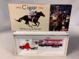 JERRY BAILEY Autograph Transporter Cigar 1995-96 Horse Of The Year Diecast Transporter - scale 1:64