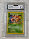 2000 Pokemon PARAS Jungle 1st Edition Card Graded 8.5 NM/MINT+