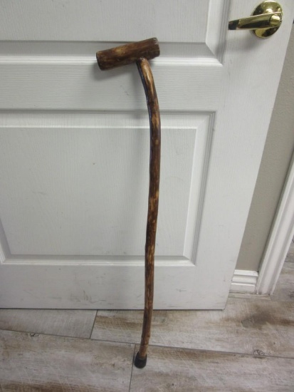 35.5" Tall "Crooked" Wooden Cane