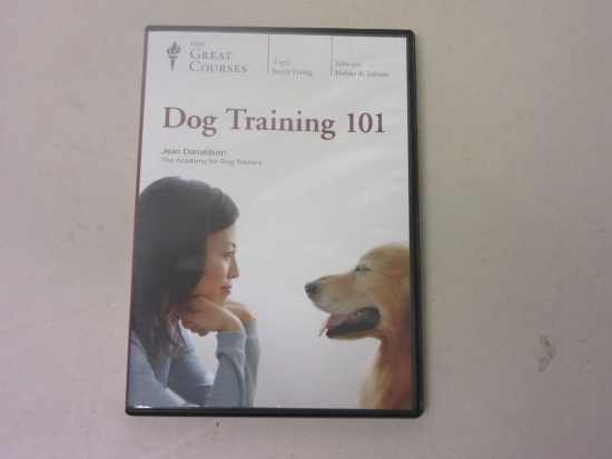 THE GREAT COURSES Dog Training 101 4 DVDs