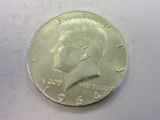 1964 .90 Silver Kennedy Half Dollar