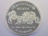 .999 Silver 1oz Stagecoach Silver Bullion