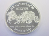 .999 Silver 1oz Stagecoach Silver Bullion