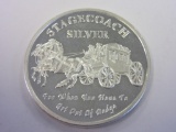 .999 Silver 1oz Stagecoach Silver Bullion