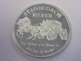 .999 Silver 1oz Stagecoach Silver Bullion