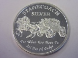 .999 Silver 1oz Stagecoach Silver Bullion