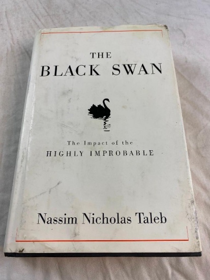 The Black Swan Highly improbable By Nassim Nicholas Table HARDCOVER 2007