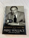 Between You and Me : A Memoir by Mike Wallace HC Book with DVD