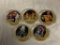 Set of 5 KOBE BRYANT Lakers Basketball Limited Edition Tokens Coins